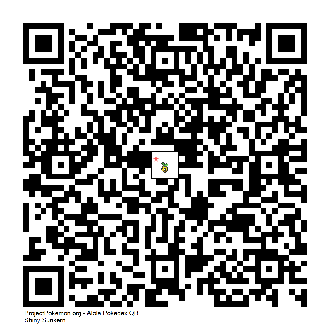 Cdigo QR de Sunkern variocolor